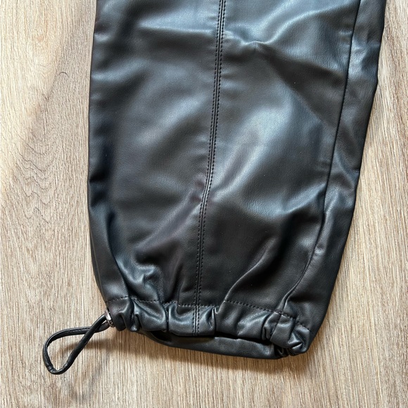 Zara Leather Cargo Pants - Picture 3 of 7